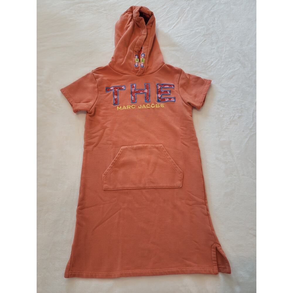 Marc Jacobs Girls Short Sleeve Sweatshirt Dress Sz 8/120